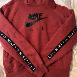 Nike Men's Burgundy Crewneck Sweater